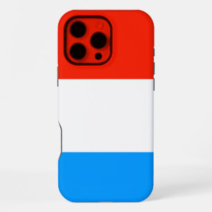 Coque iPhone 16 Pro Max Drapeau du Luxembourg