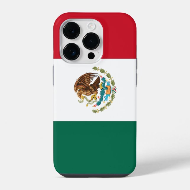 Coque iPhone drapeau du Mexique (Verso)