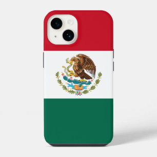Coque Pour iPhone 14 Drapeau du Mexique, Drapeau de la République mexic