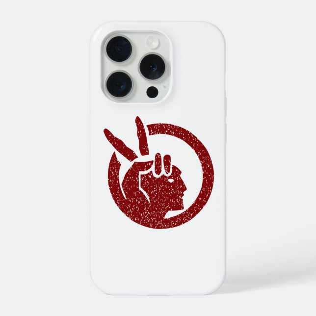 Coque iPhone drapeau du Mouvement indien d'Amérique (Verso)