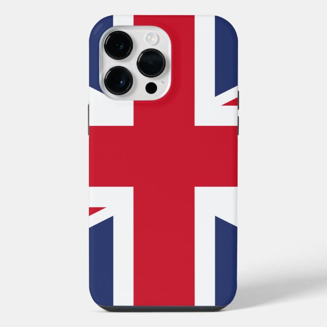 Coque iPhone Drapeau du Royaume-Uni (Verso)