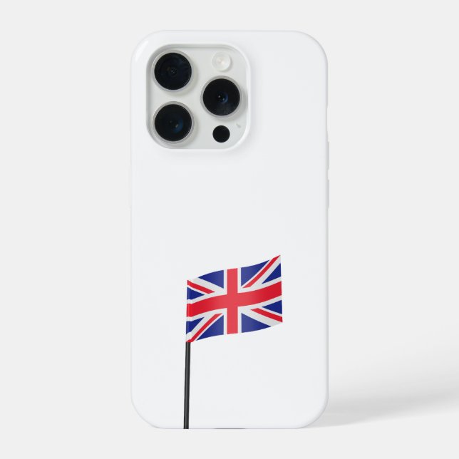 Coque iPhone Drapeau du Royaume-Uni (Verso)