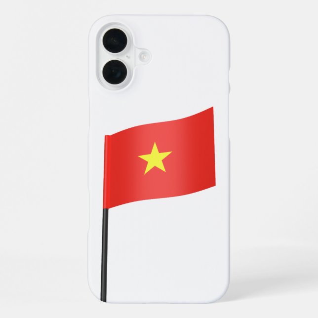 Coque iPhone Drapeau du Vietnam (Verso)