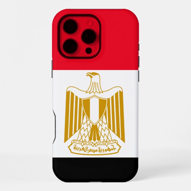 Coque iPhone Drapeau égyptien (Verso)