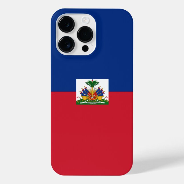 Coque iPhone Drapeau Haïti (Verso)