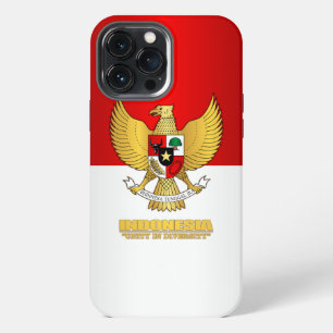 Etui iPhone 13 Pro Max Drapeau Indonésie avec COA