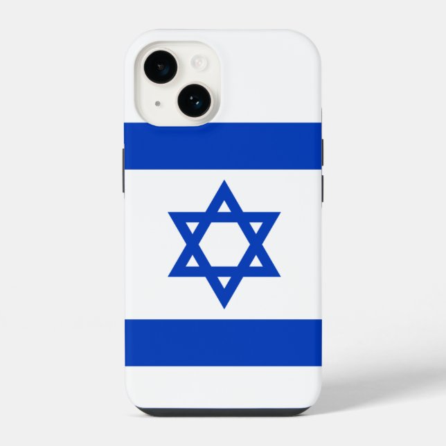 Coque iPhone Drapeau israélien (Verso)