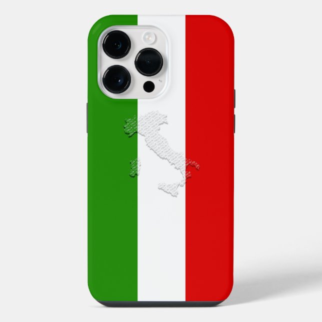 Coque iPhone Drapeau italien (Verso)