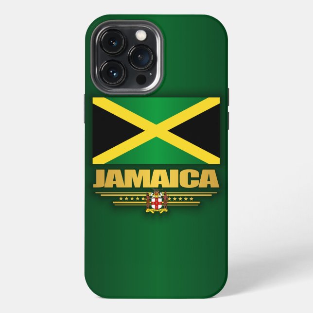 Coque iPhone Drapeau Jamaïque (Verso)