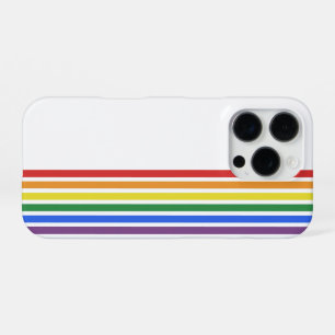 Coque iPhone 16 Pro Drapeau LGBTQ arc-en-ciel