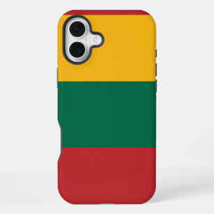 Coque iPhone 16 Plus Drapeau Lituanie