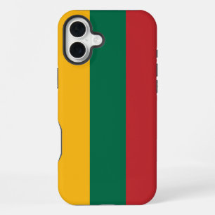 Coque iPhone 16 Plus Drapeau Lituanie