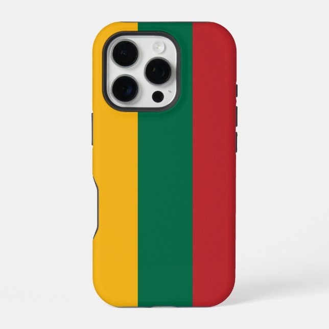 Coque iPhone Drapeau Lituanie (Verso)