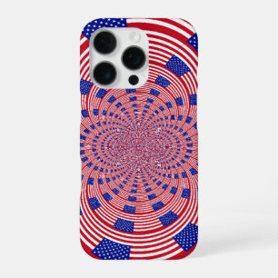 Coque iPhone 16 Pro Drapeau magnifique et incroyable des États-Unis