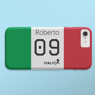 Coque iPhone 15 Pro Drapeau national personnalisé de l'Italie aux coul