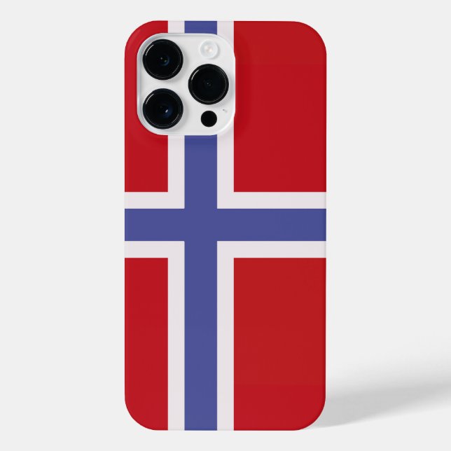 Coque iPhone Drapeau norvégien (Verso)