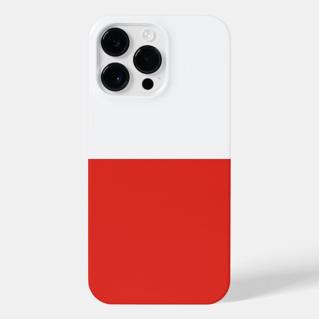 Coque iPhone Drapeau polonais (Verso)
