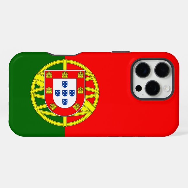 Coque iPhone Drapeau Portugal (Verso Horizontal)