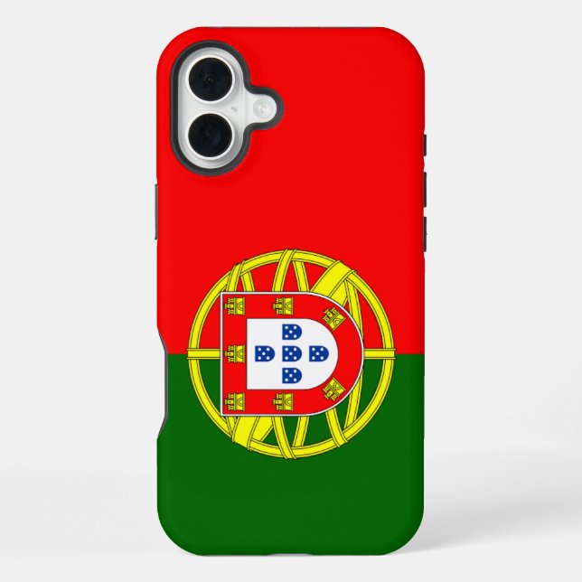 Coque iPhone Drapeau Portugal (Verso)
