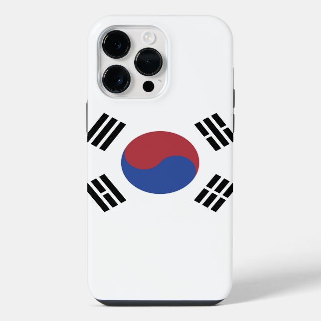 Coque iPhone drapeau sud-coréen (Verso)