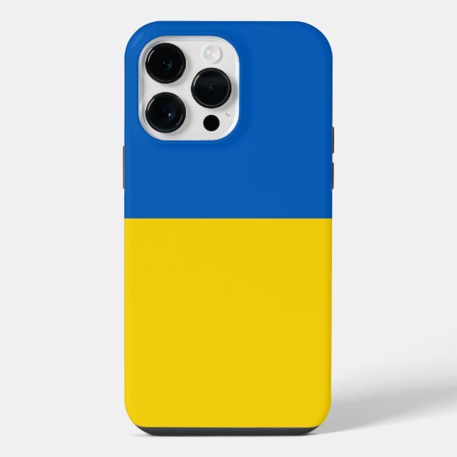 Coque iPhone Drapeau ukrainien (Verso)
