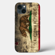 Drapeau vintage Grunge California