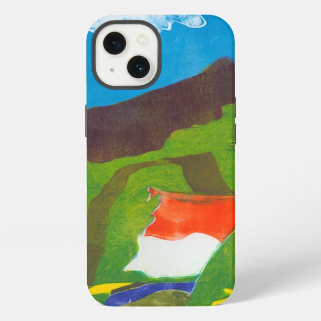 Coque iPhone Drapeaux de prière II (Verso)