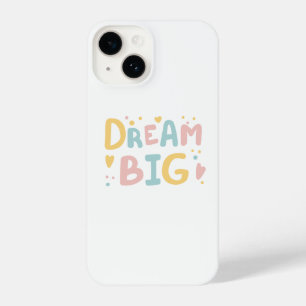 Coque Pour iPhone 14 Dream Big Pastel Hearts