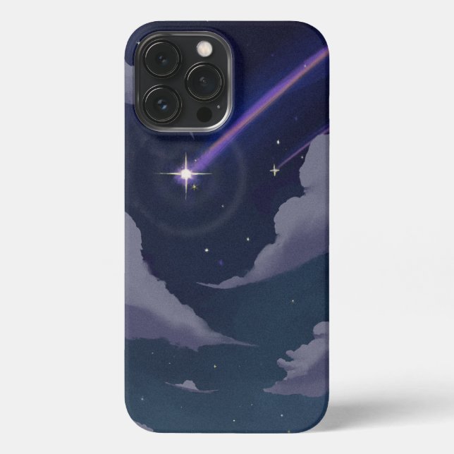 Coque iPhone Dreamy Starry Sky (Verso)