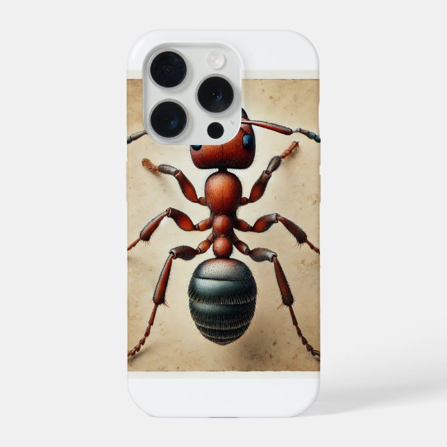 Coque iPhone Driver Ant Dorylus 061124IREF223 - Watercolor (Verso)