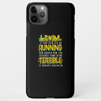 Coque iPhone 11Pro Max Drôle cadeau de natation un nageur