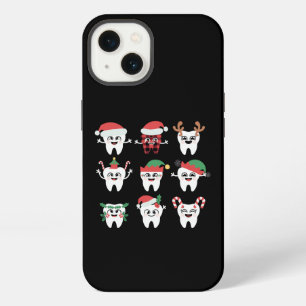 Etui iPhone 13 Drôle Dental Noël Dents mignon Noël Dentiste