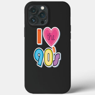 Etui iPhone 13 Pro Max Drôle je aime les années 90, soirée thème des anné