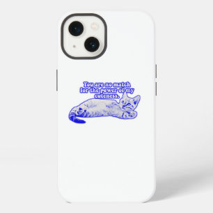 Etui iPhone 13 Drôle mème de chat grincheux pour chaton et amoure
