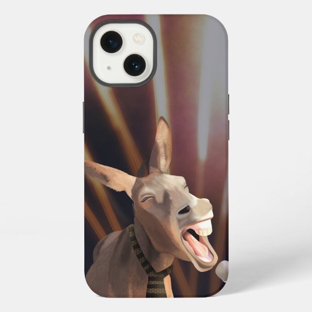 Coque iPhone Drôle Singe - Amateurs d'âne (Verso)