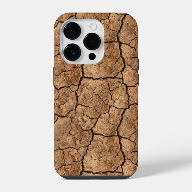 Coque iPhone Dry Cracked Earth Texture iPhone Case (Verso)