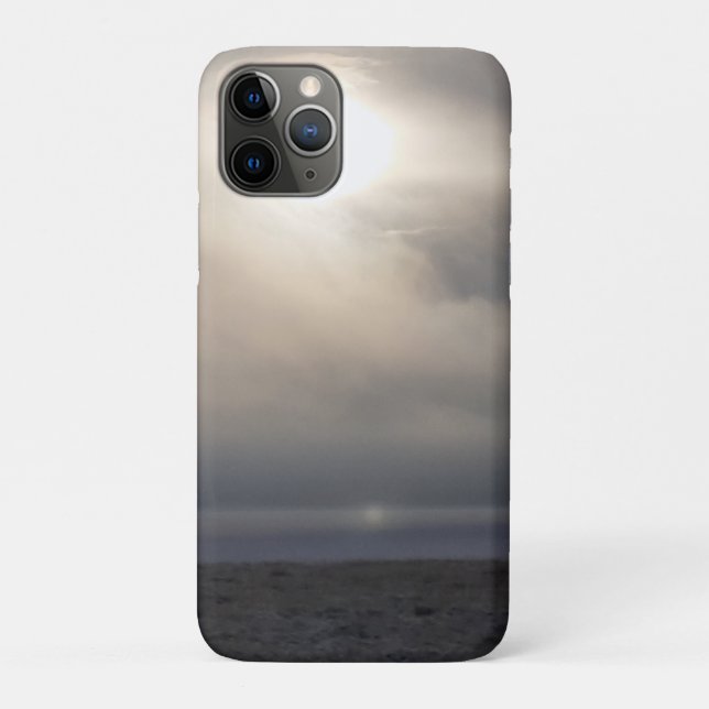 Coque iphone du soleil d'hiver (Dos)