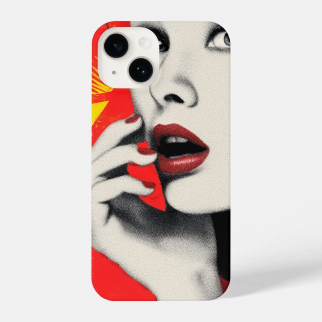 Coque iPhone Dual pop art portrait  (Verso)