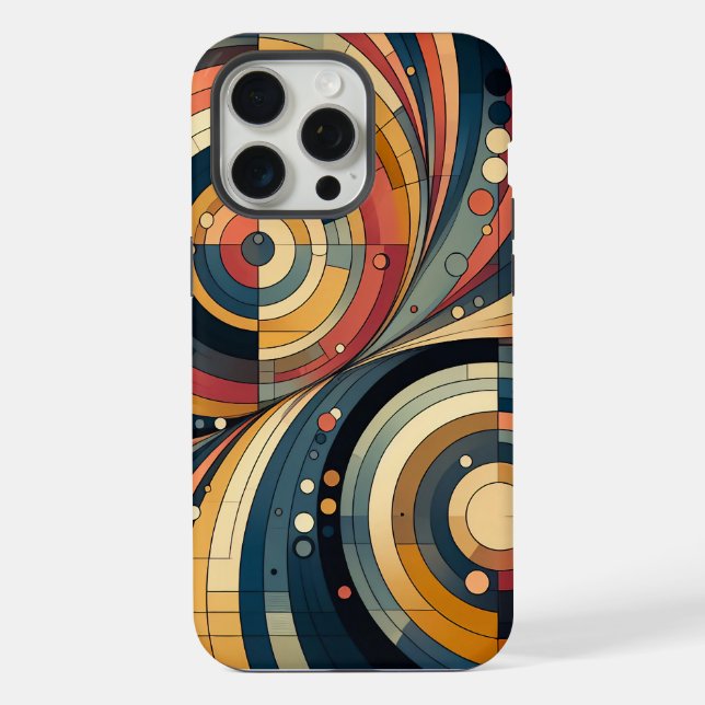 Coque iPhone Dualité - Bauhaus - Coques pour Iphone 15 Pro (Verso)
