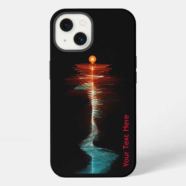 Coque iPhone Dualité onde-particule (Verso)