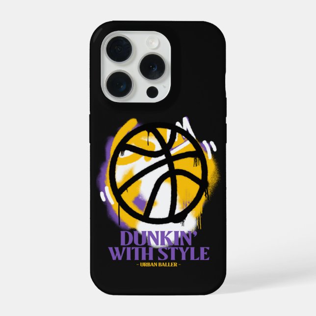 Coque iPhone Dunkin’ avec style Urban Baller (Verso)