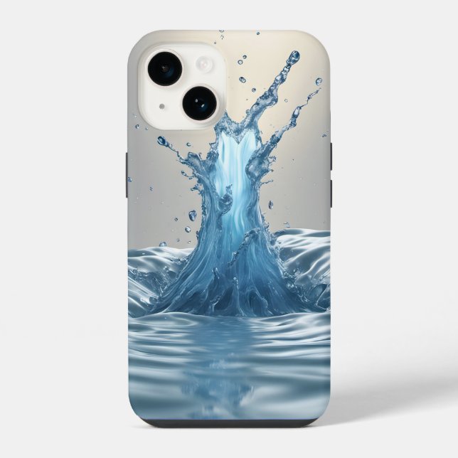 Coque iPhone Eau 3-D (Verso)