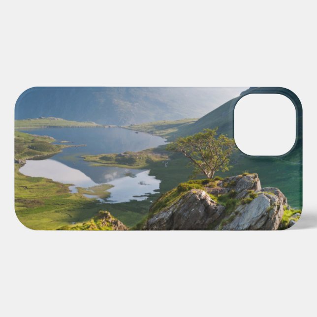 Coque iPhone Eau | Pen yr Ole Wen Lake Idwal Snowdonia Park (Verso Horizontal)