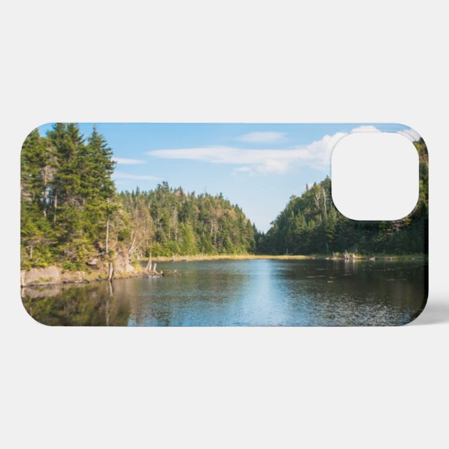 Coque iPhone Eau | Spruce Lake Québec, Canada (Verso Horizontal)