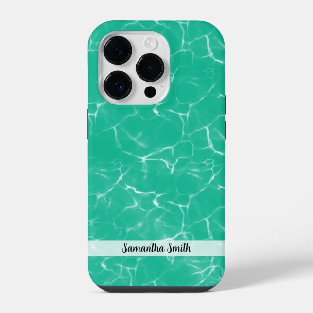 Coque iPhone Eau Tropicale (Verso)
