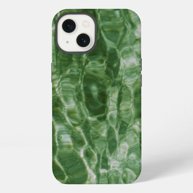 Coque iPhone Eau verte (Verso)