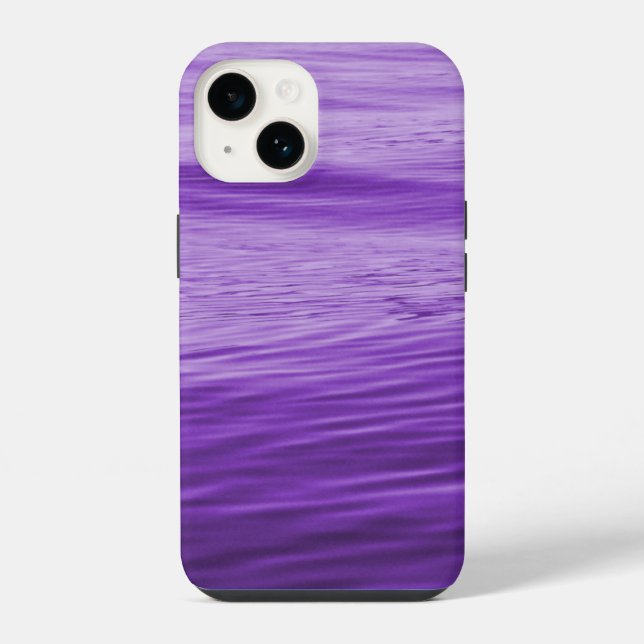 Coque iPhone Eau Violette (Verso)