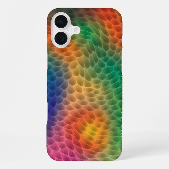 Coque iPhone Écaille Arc-en-Ciel (Verso)