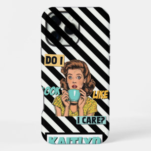 Coque iPhone 16 Pro Max Échange de cadeaux Pop Art Christmas