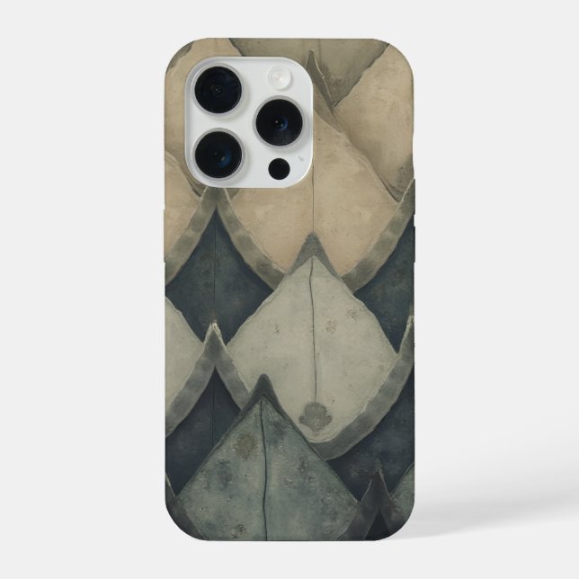 Coque iPhone Échelles de dragon (Verso)